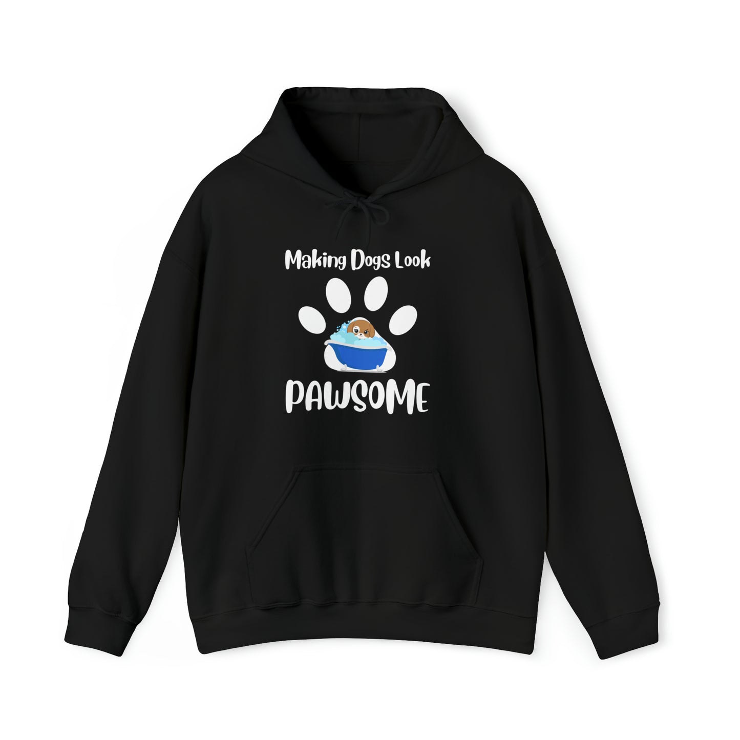 Making Dogs Look Pawsome, Dog Groomer Hoody, Unisex Heavy Blend™ Hooded Sweatshirt