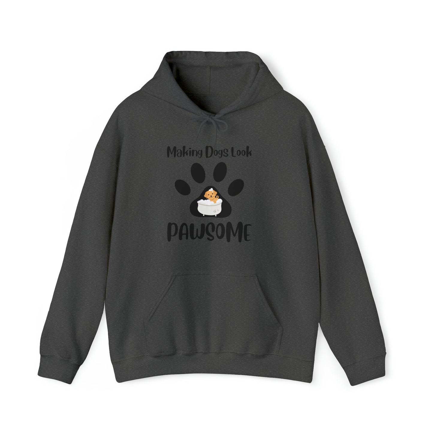 Making Dogs Look Pawsome, Dog Groomer Unisex Heavy Blend™ Hooded Sweatshirt