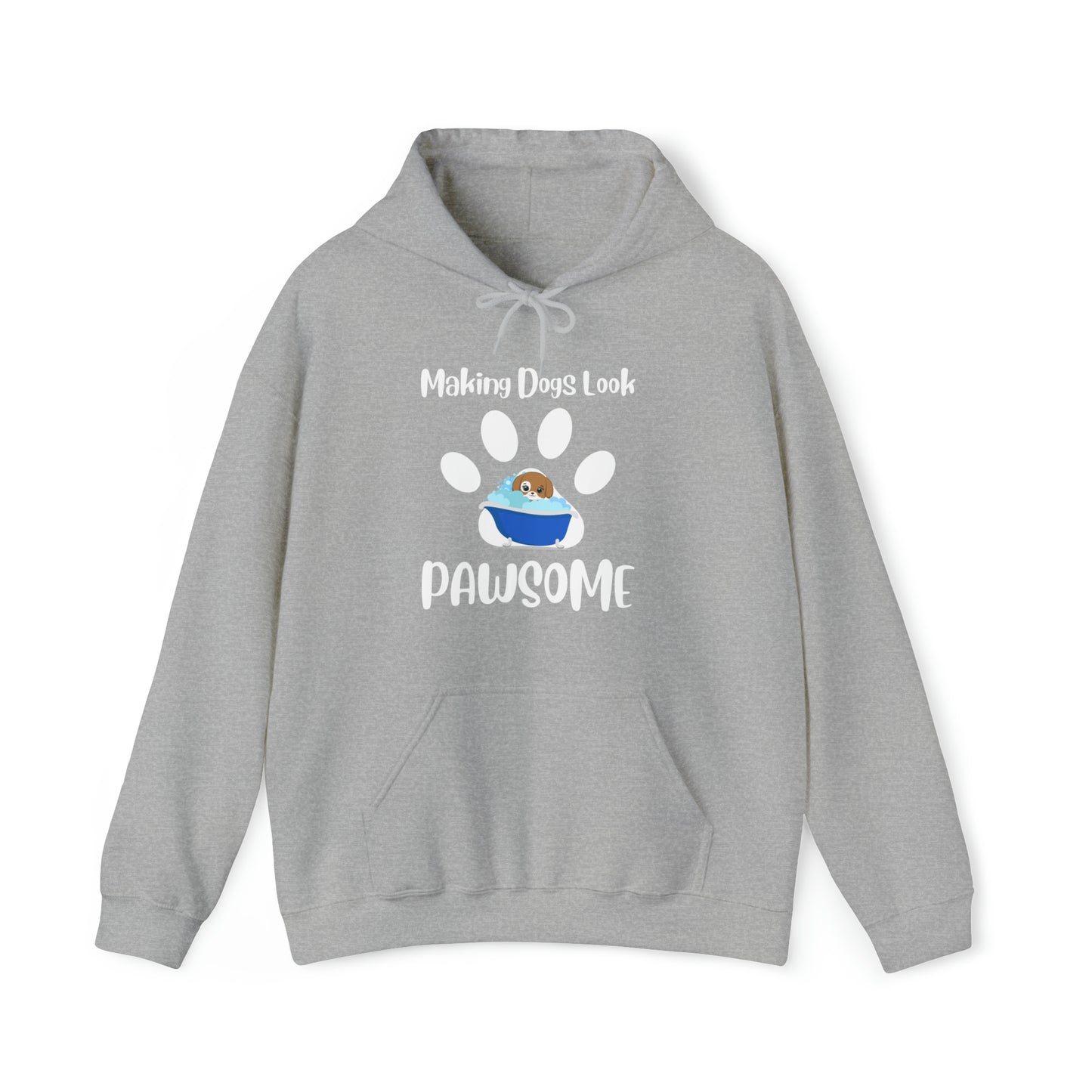 Making Dogs Look Pawsome, Dog Groomer Hoody, Unisex Heavy Blend™ Hooded Sweatshirt