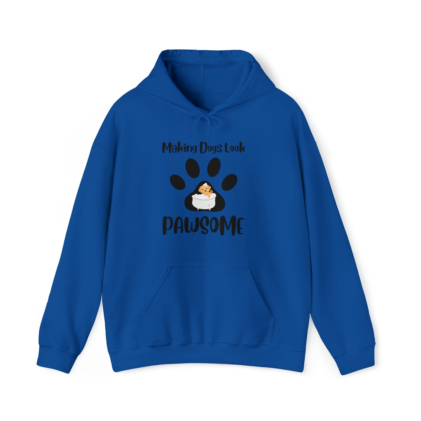 Making Dogs Look Pawsome, Dog Groomer Unisex Heavy Blend™ Hooded Sweatshirt