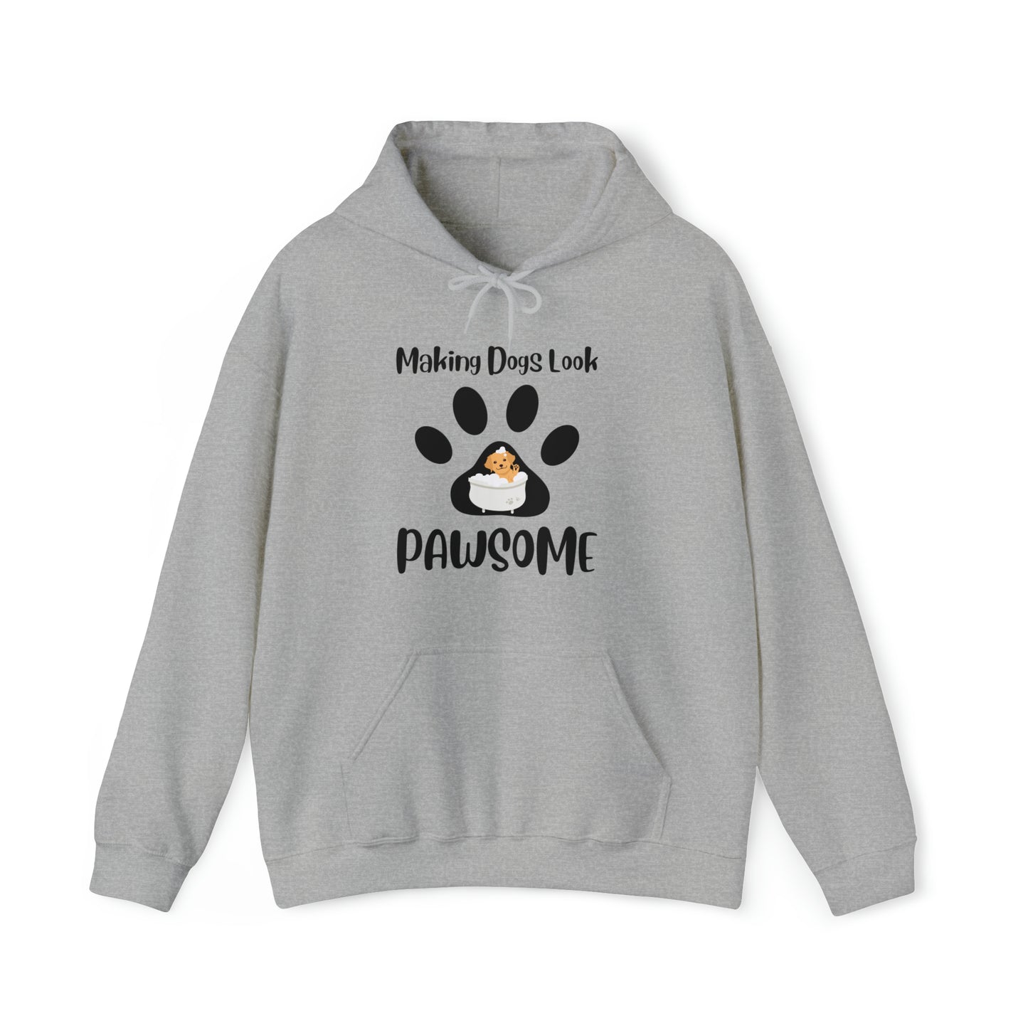 Making Dogs Look Pawsome, Dog Groomer Unisex Heavy Blend™ Hooded Sweatshirt